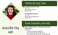 Các Mẫu Cv Tiếng Anh Ngành Xuất Nhập Khẩu